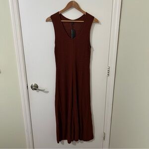 Banana Republic | Copper Brown Sleeveless Maxi Dress | Size Medium NWT